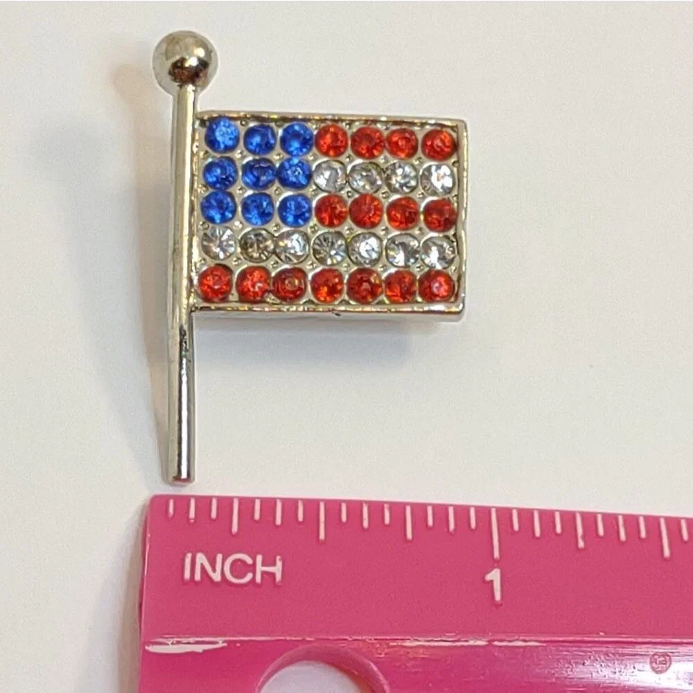 American Flag Lapel Pin USA Vintage
